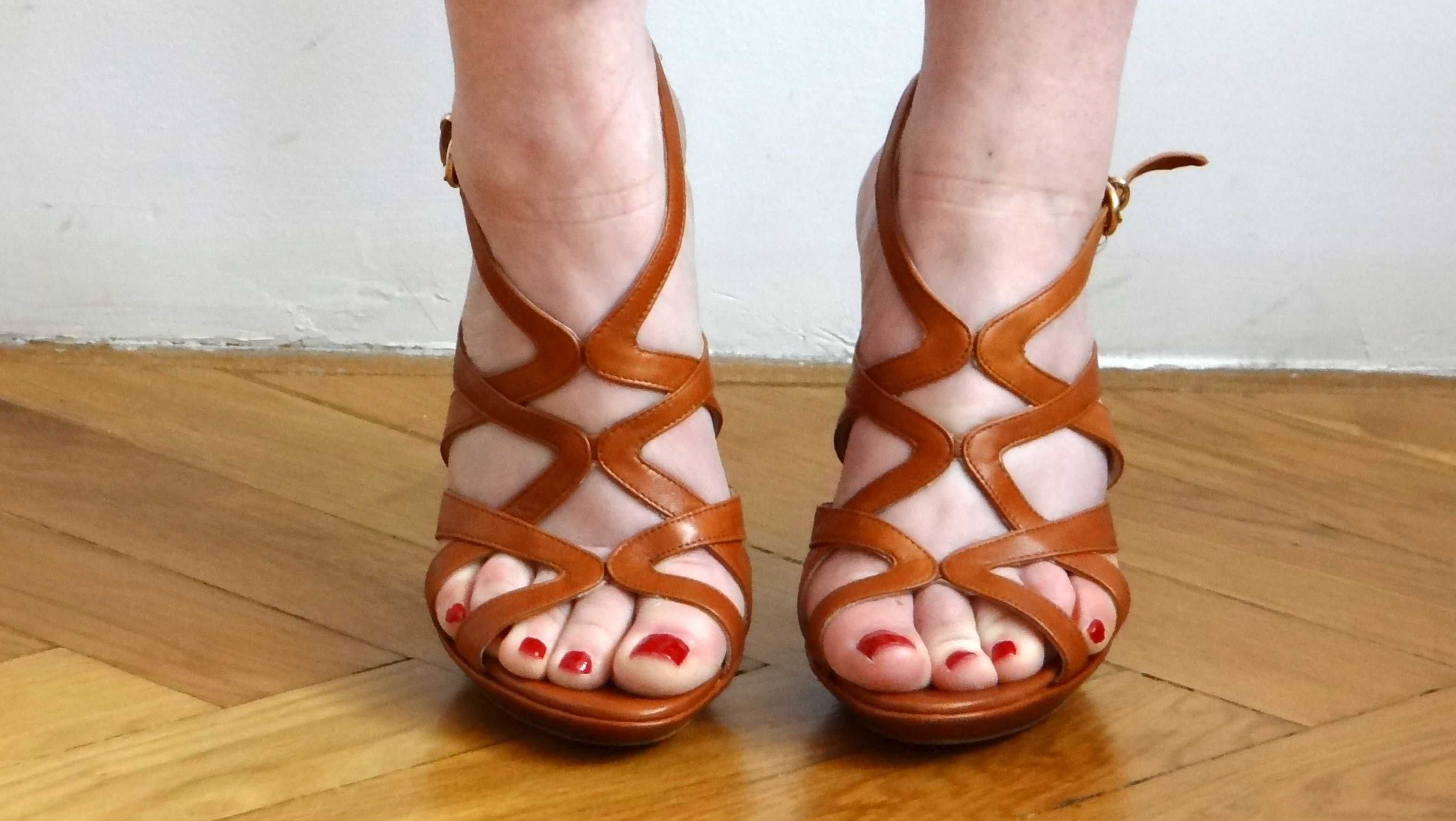 skórzane sandały Prima Moda