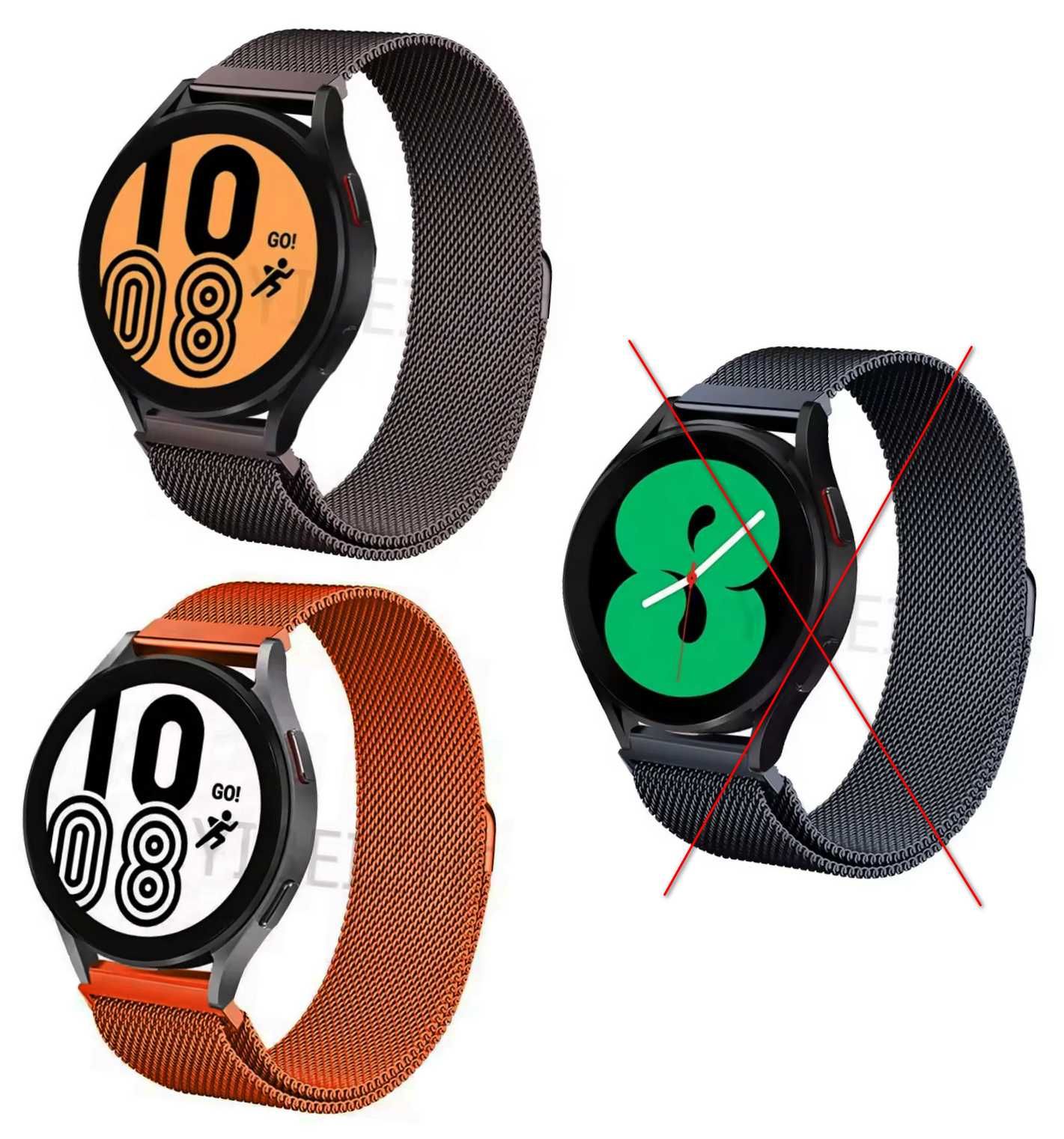Pasek do zegarka | Pasek do smart watcha | 22 mm | 2 różne kolory |