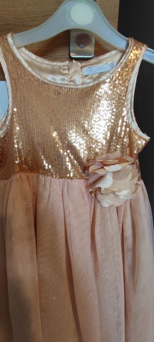 Sukienka świąteczna Cool Club 110 cm cekiny