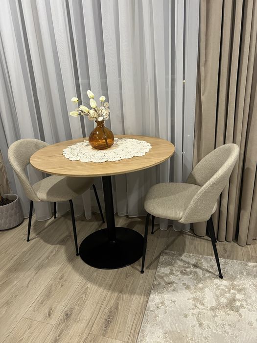 Stół okrągły 90 cm Sklum Yvetta