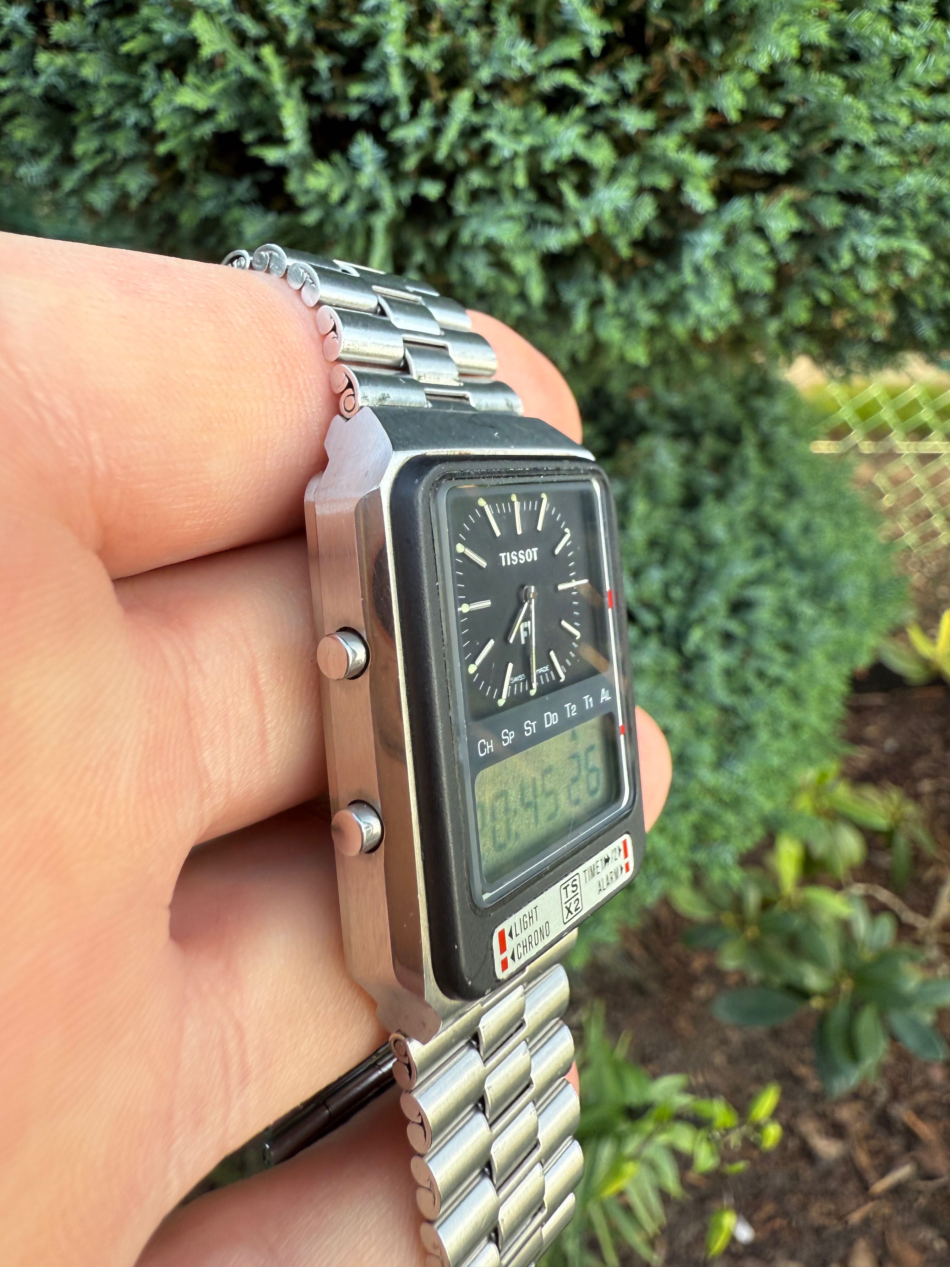 Tissot F1 TS X2 TwoTimer jak now