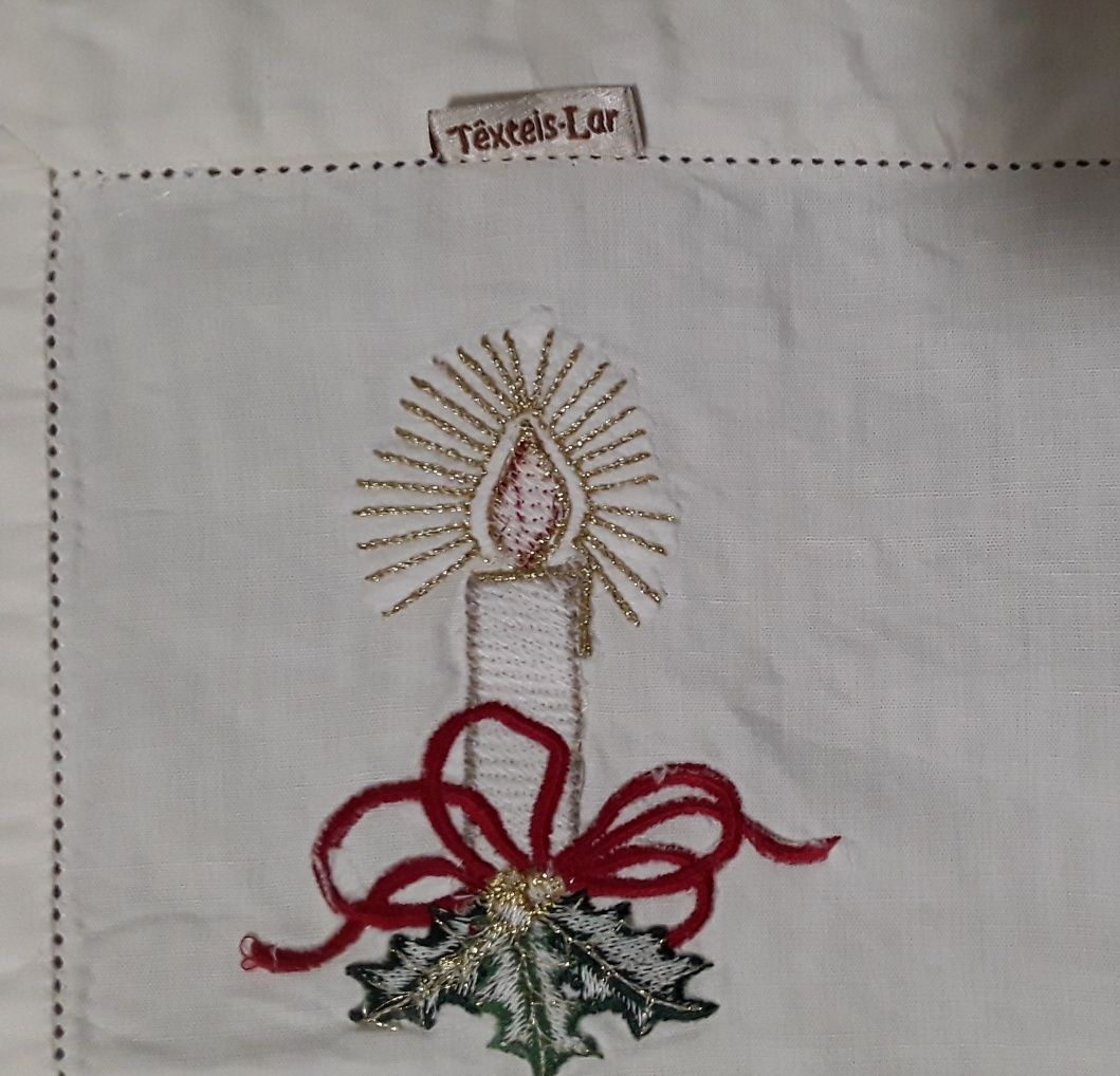 Pano para tabuleiro ou individual de Natal