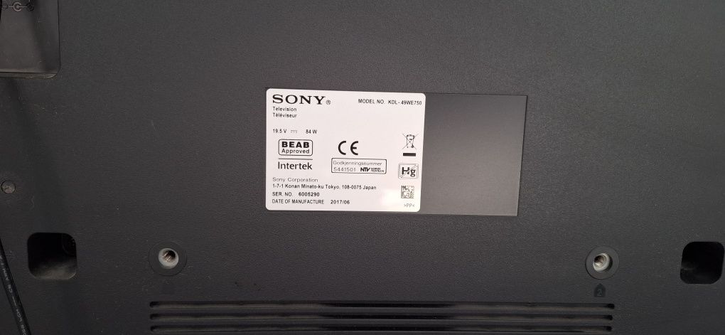 Sony 49 cali Smart TV