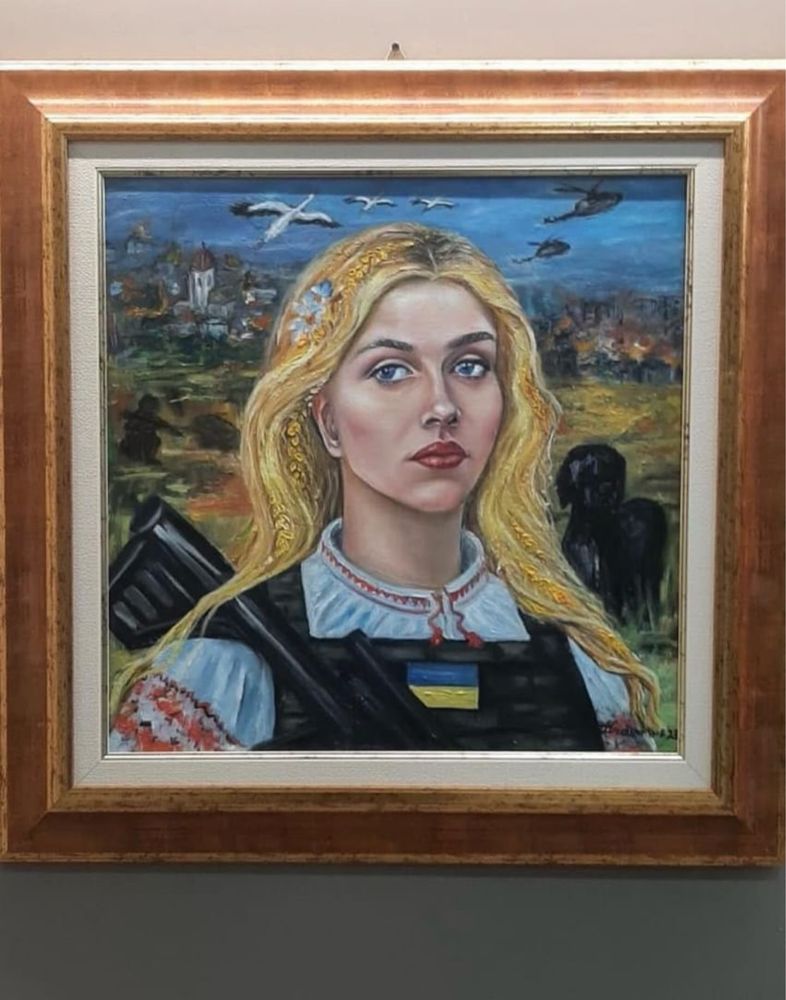 Картина Українка (розмір 50х50)