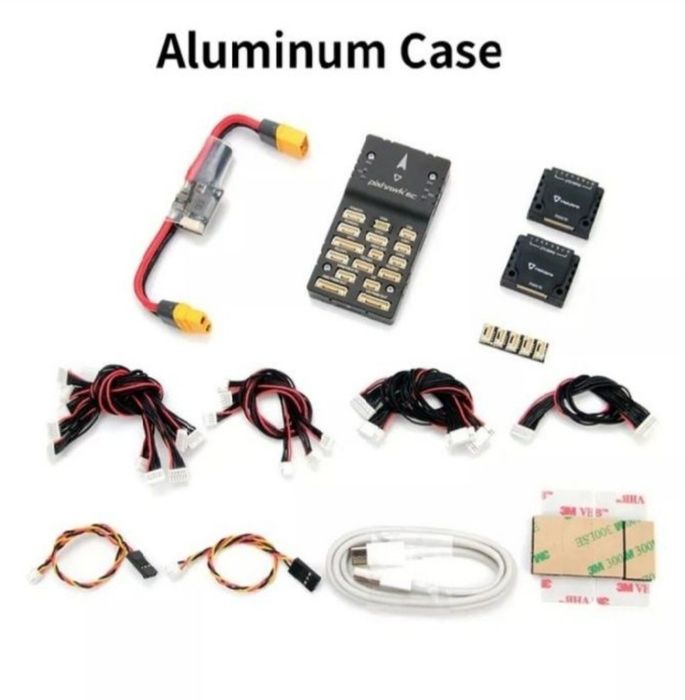 Політний контролер Holybro Pixhawk 6c + модуль живлення PM02, алюміній