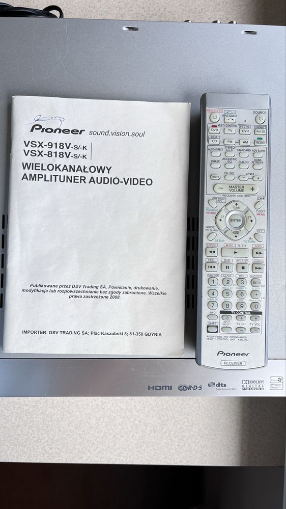 Amplituner kina domowego Pioneer VSX-918V