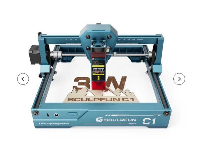 Máquina a laser Sculpfun c1 como nova
