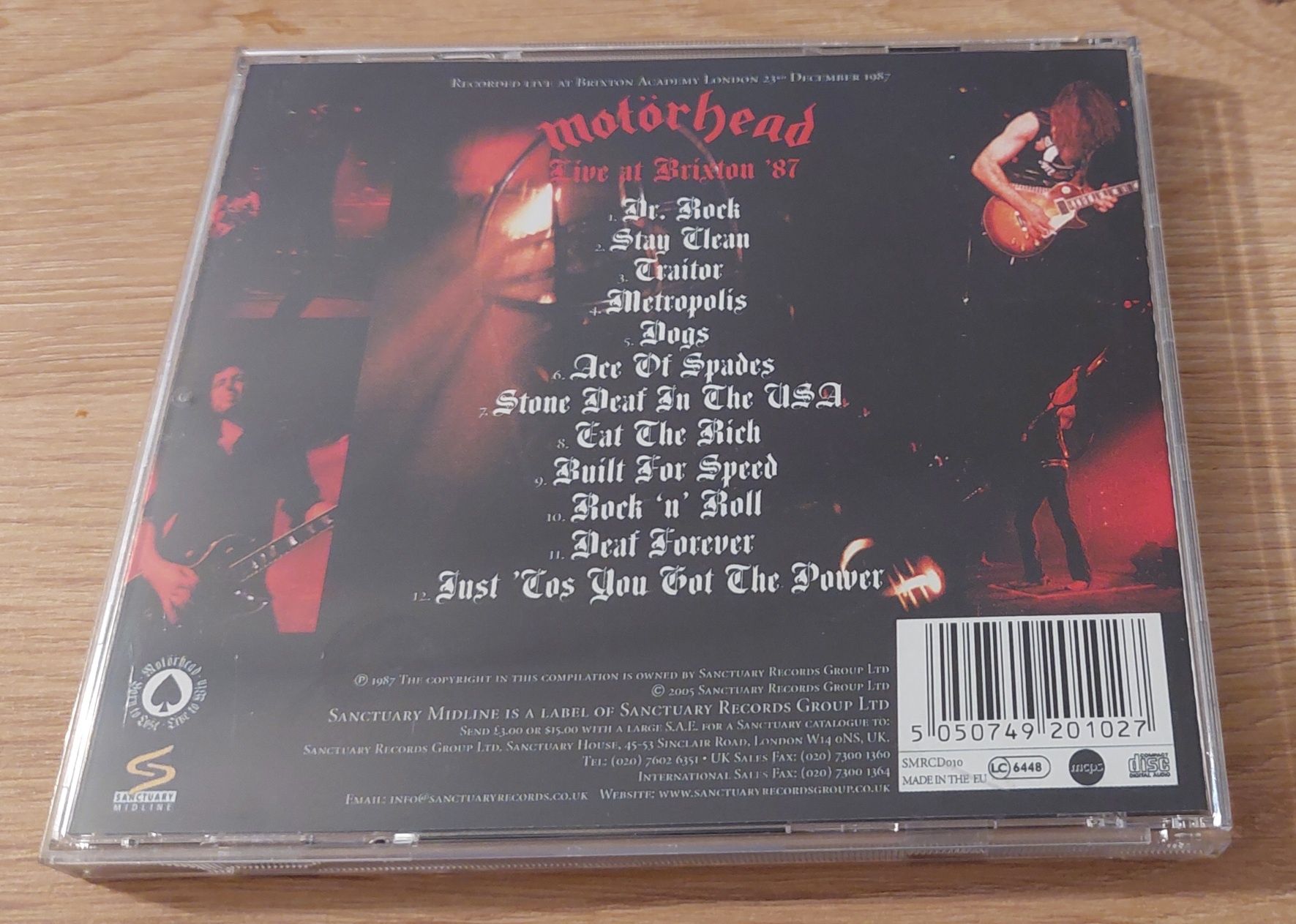 MOTÖRHEAD Live at Brixton '87 CD slayer possessed venom black sabbath