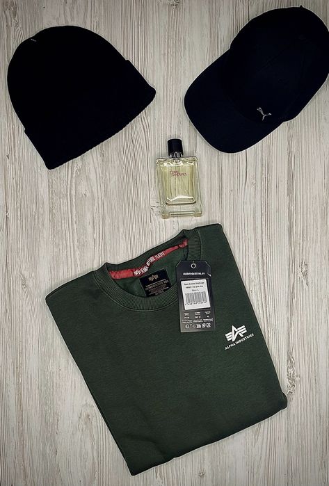 Кофта зимня Alpha Industries зелена оригінал