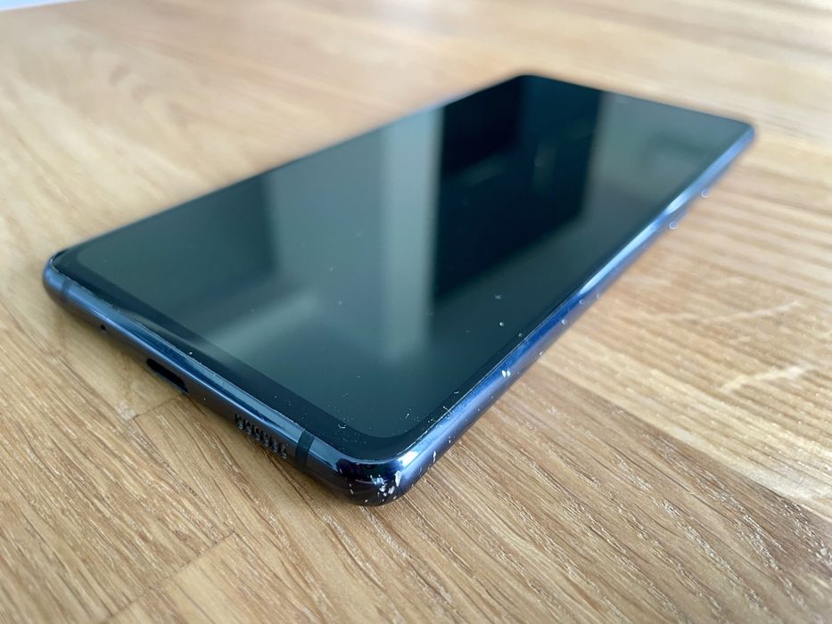 Niebieski Samsung S20 fe 5G cloud navy / komplet + szkło