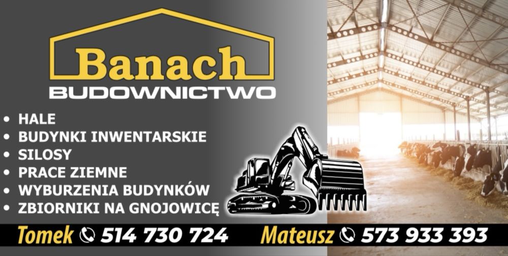 Silosy na kiszonke wznoszenie budynków inwentarskich