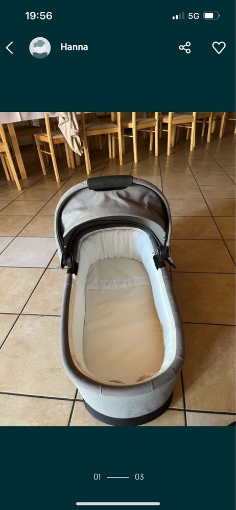 Szary balios s lux cybex 2w1