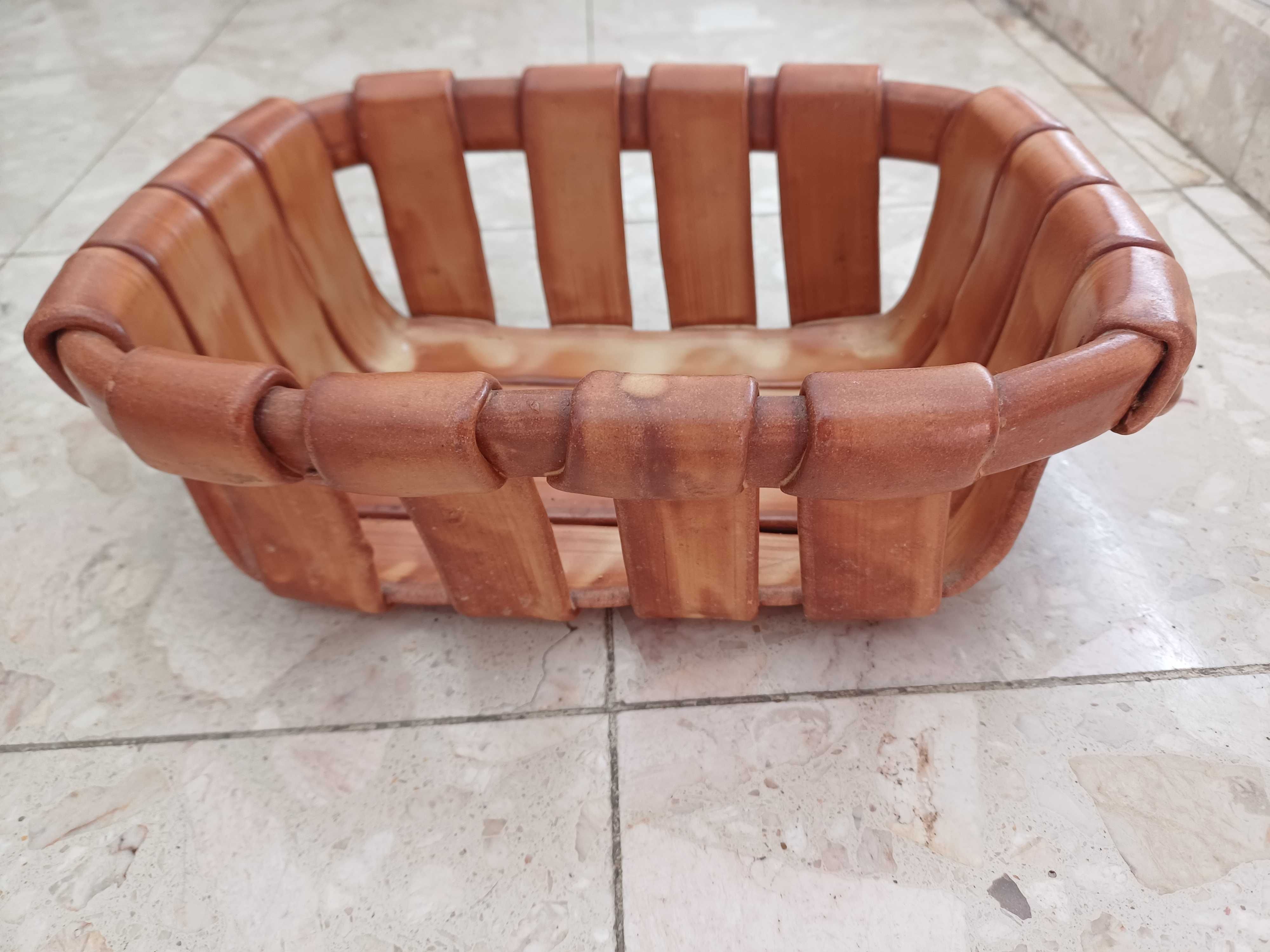 cesta cerâmica  decorativa