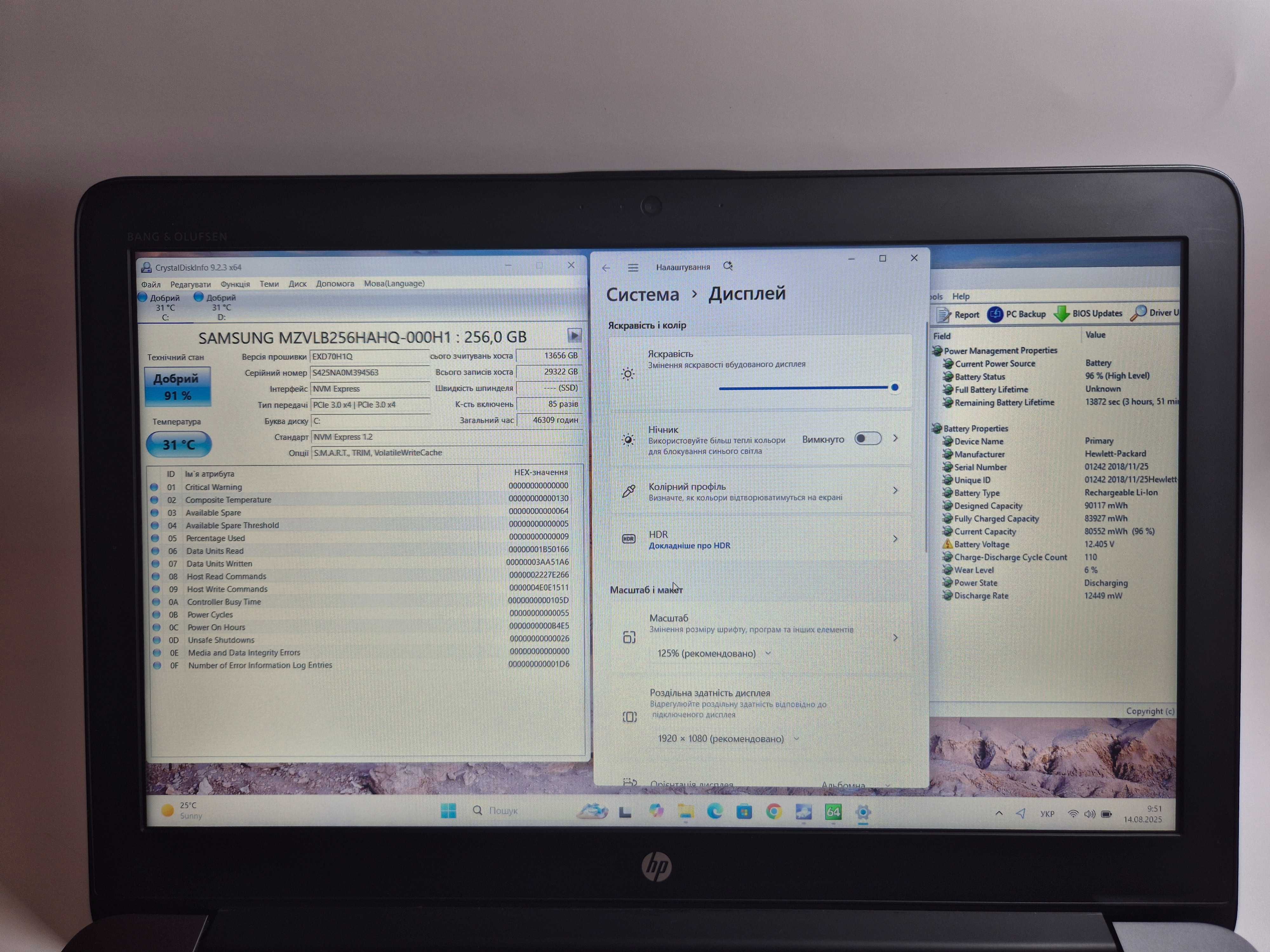 HP Zbook 15 G3 15,6' FHD Xeon E3-1545, RAM 32 Gb, SSD 256 +1Tb, M2000