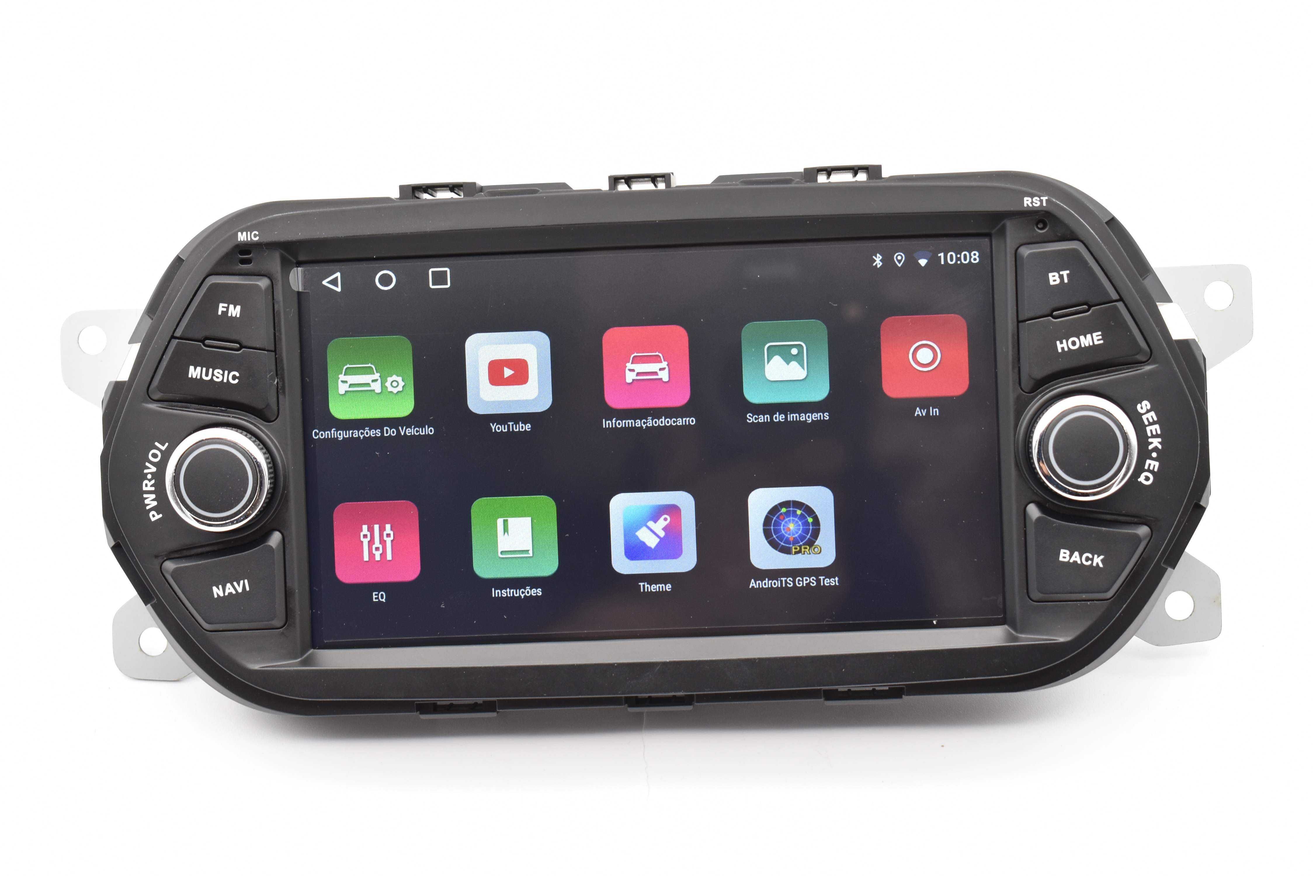 Rádio Android Fiat Tipo, Carplay,  • Wifi GPS BLUETOOTH + câmara