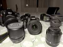 Lote de material de fotografia/vídeo profissional