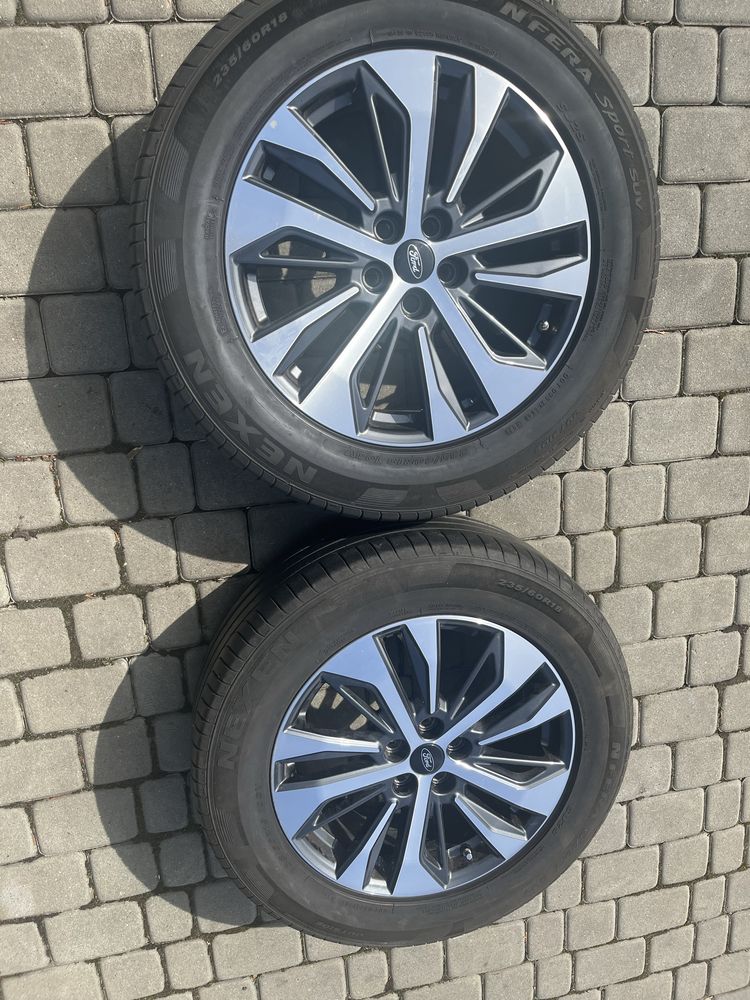 Alufelgi 5x108 18 cali Ford Edge Kuga S-max opony 235/60/18 czujniki
