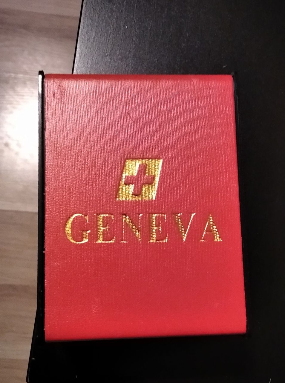Zegarek męski Geneva kolor złoty, na prezent bardzo ładny