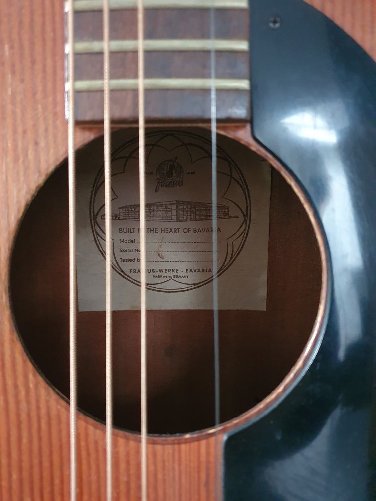 Gitara klasyczna*Framus 73J*Lata 60-te naturalne drewno*