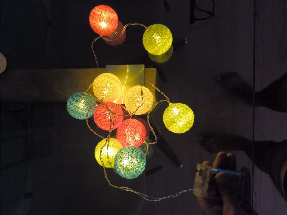 Lâmpada coloridas só entrego em mão