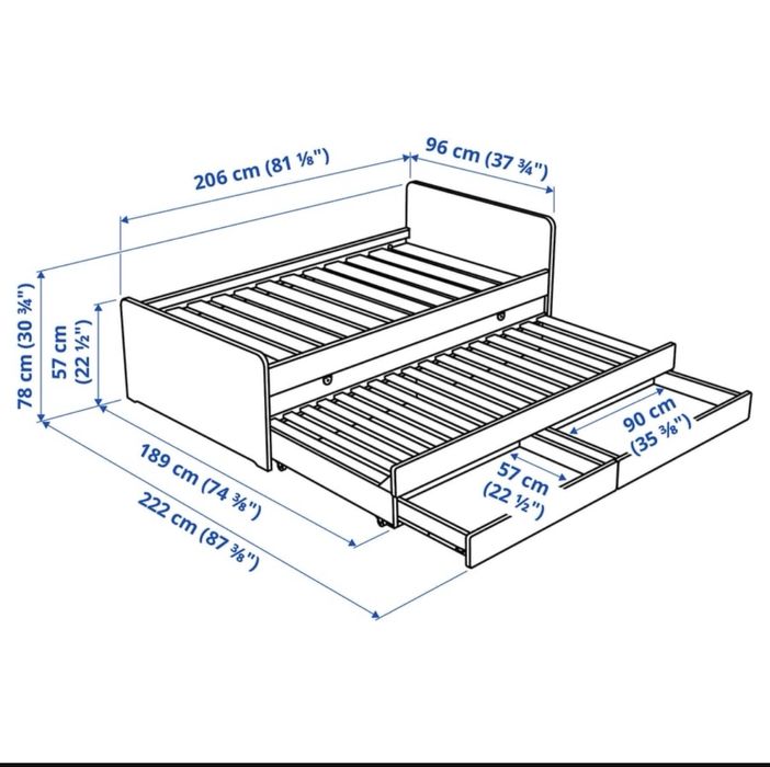 Sprzedam łóżko iKEA SLÄKT