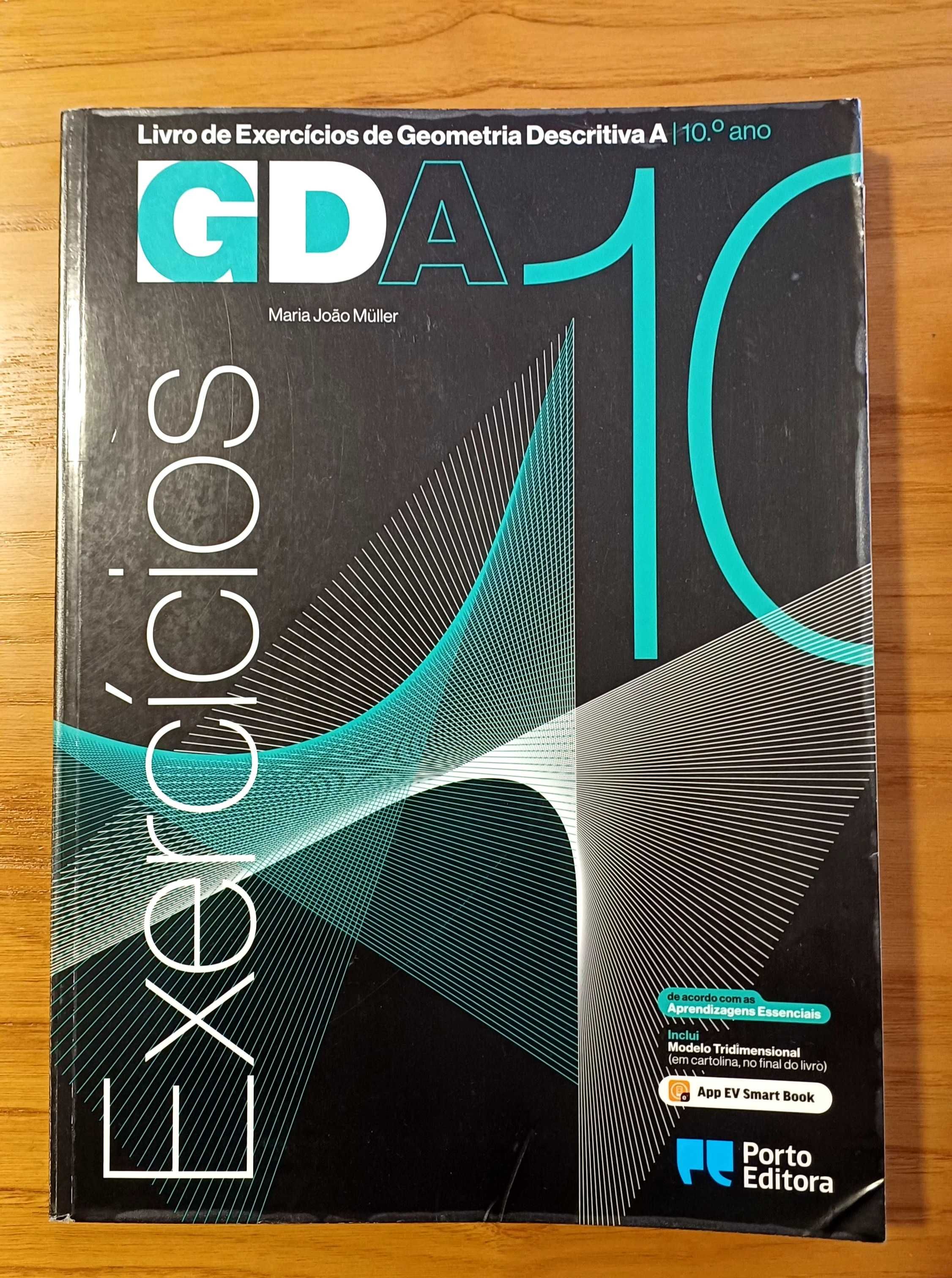 Livro Geometria Descritiva 10° ano e 11° volume 1, Porto Editora