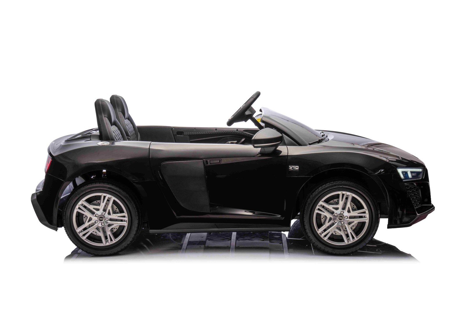 Dwuosobowy MAX 100Kg 2x200W 24V14Ah Auto na akumulator Audi Spyder R8