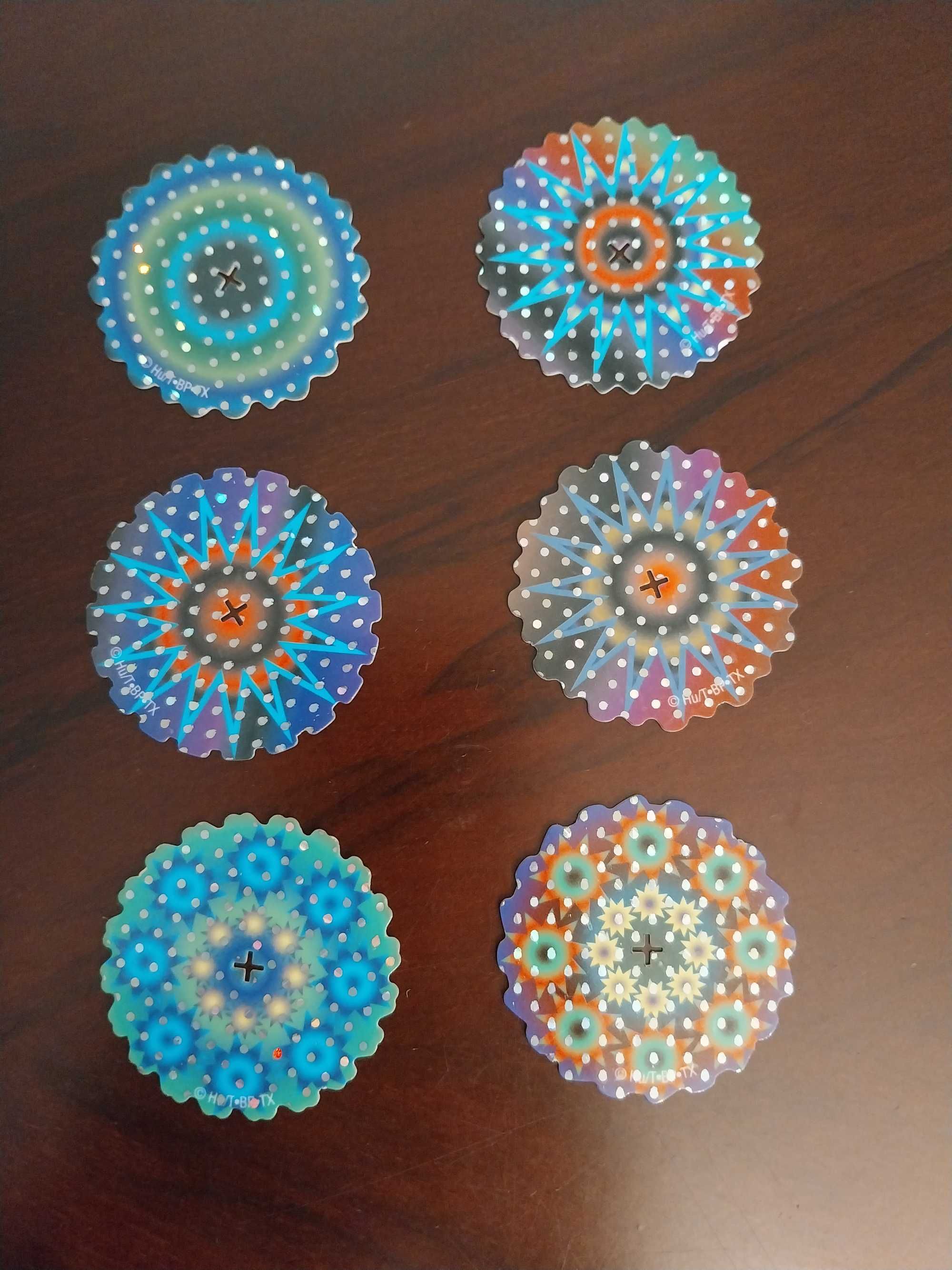 Lote 5 Beyblade Silver Mega Spinners