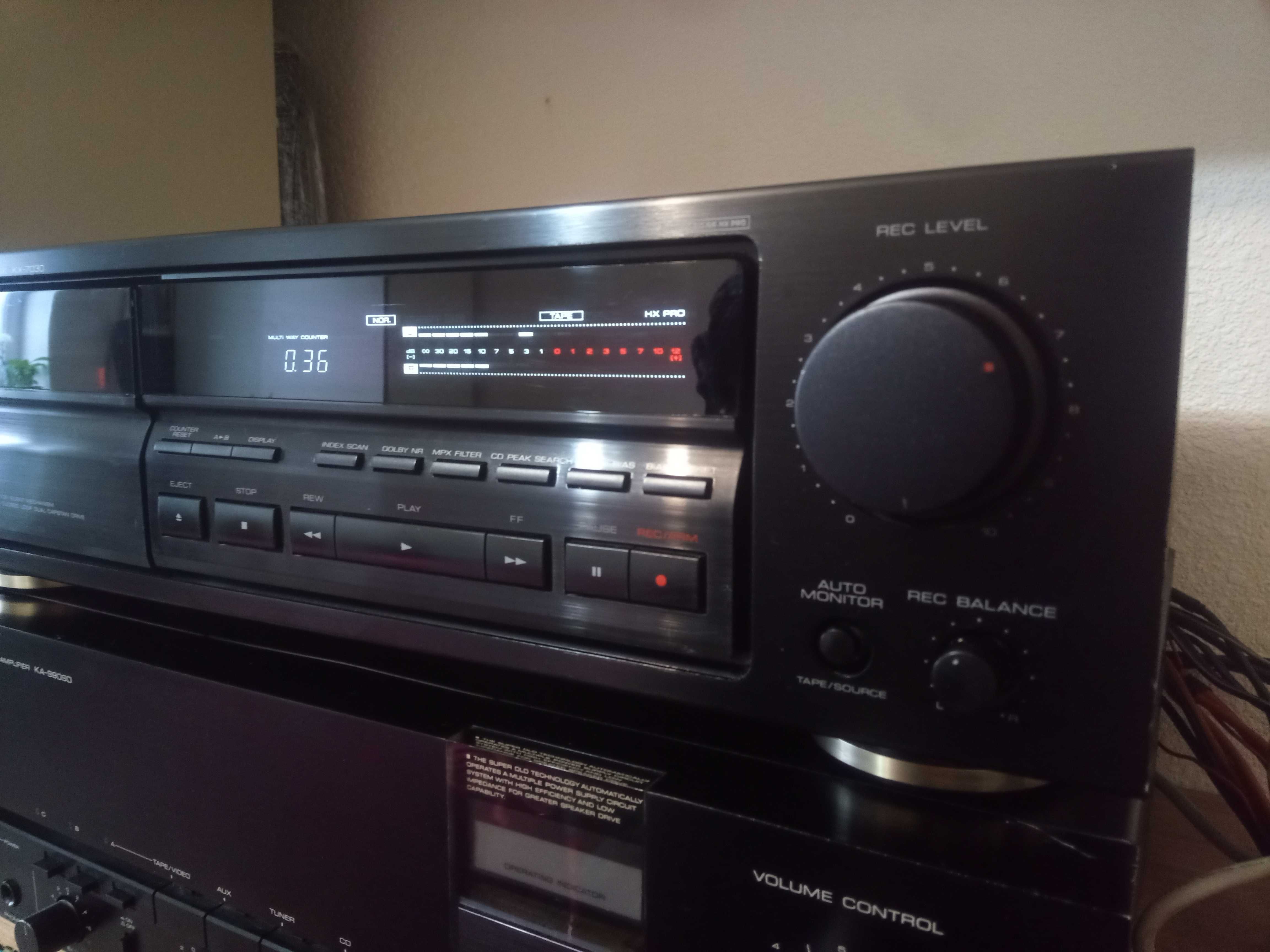 Kenwood KX-7030 касетна дека 3-Head 4-Motor