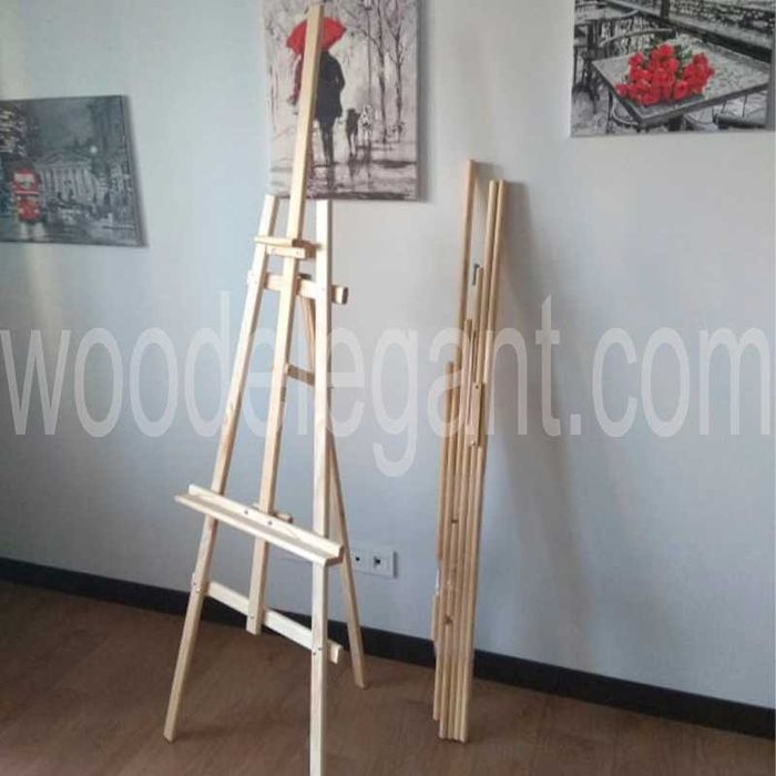 Мольберт з твердої породи деревини Ліра 178см малювання тринога