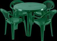 Пластикові меблі стіл і 4 стільці