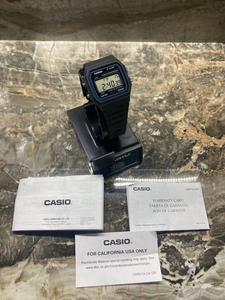 Casio F91W-1 Classic Оригинал (Тайланд)