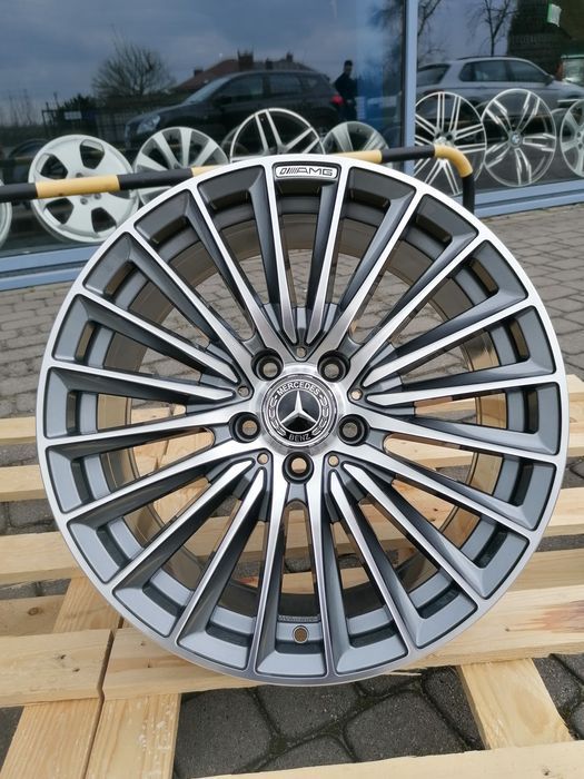 Felgi aluminiowe Mercedes A B C CLA GLA GLC GLK E AMG 18" grafitowe