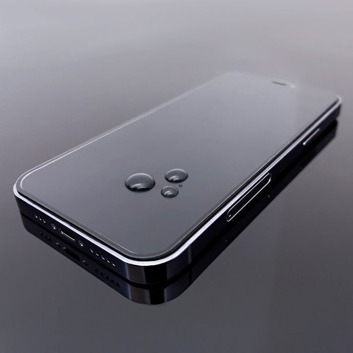 Wozinsky Full Cover Flexi Nano Folia Szklana iPhone 12 Mini - Czarny