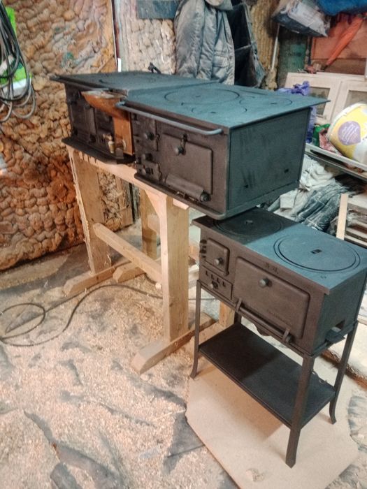 Żeliwny piecyk kuchenka koza kominek