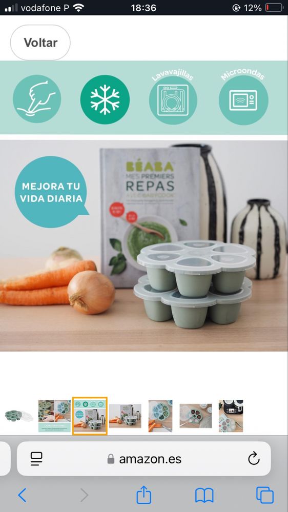 Recipientes em silicone ideais para comida de bebés