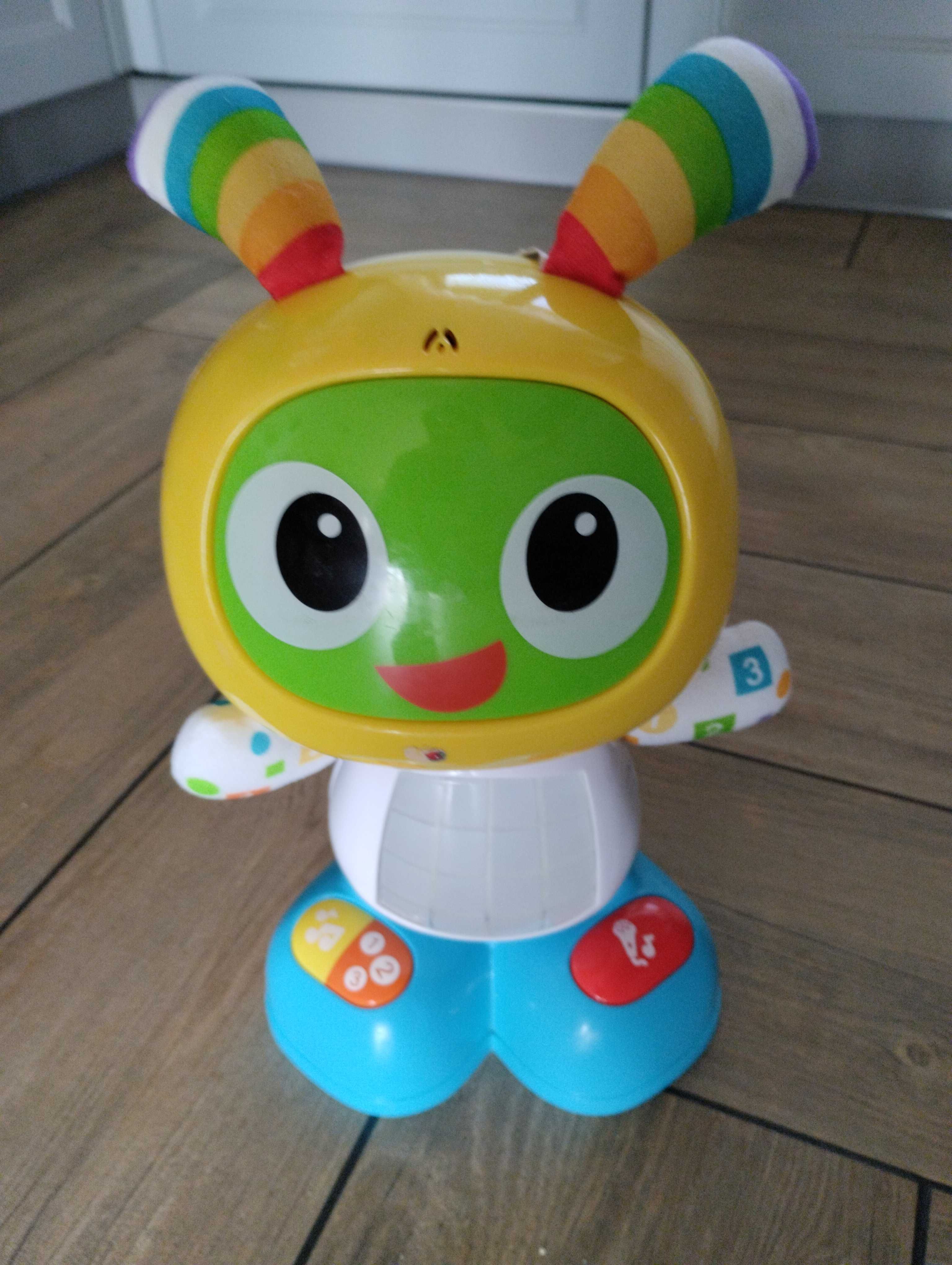 Robot bebo do nauki angielskiego fisher price, edukacyjna zabawka