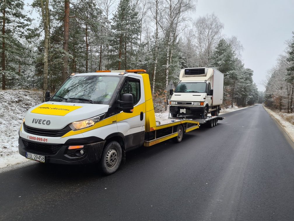 Pomoc drogowa 24H Holowanie Busów Transport Plandek Małopolska Śląsk