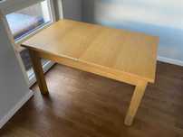 Stół lite drewno dębowy 130x80cm rozkładany
