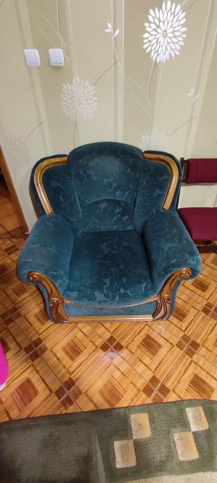 Tapczan wersalka fotel okazja retro