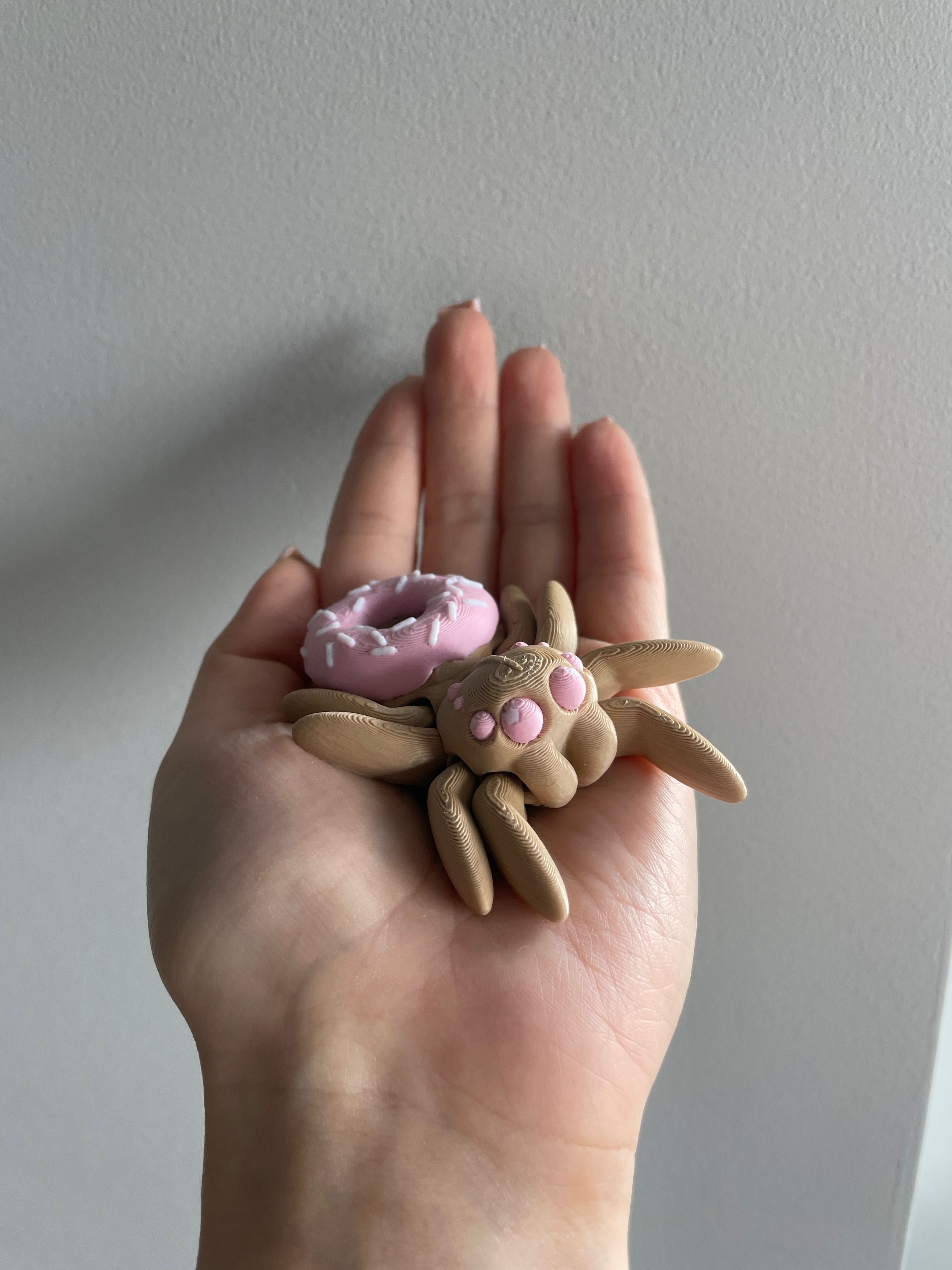 Pająk Donut Flexi Figurka Przegubowa Druk 3D