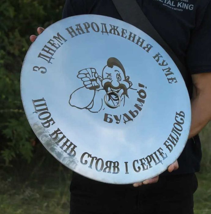Сковорода 4 мм стандартна сталь 30, 40, 50, 60см. Пательня