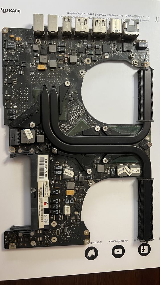 Motherboard Macbook Pro 15” 2009 2.53 core 2 duo