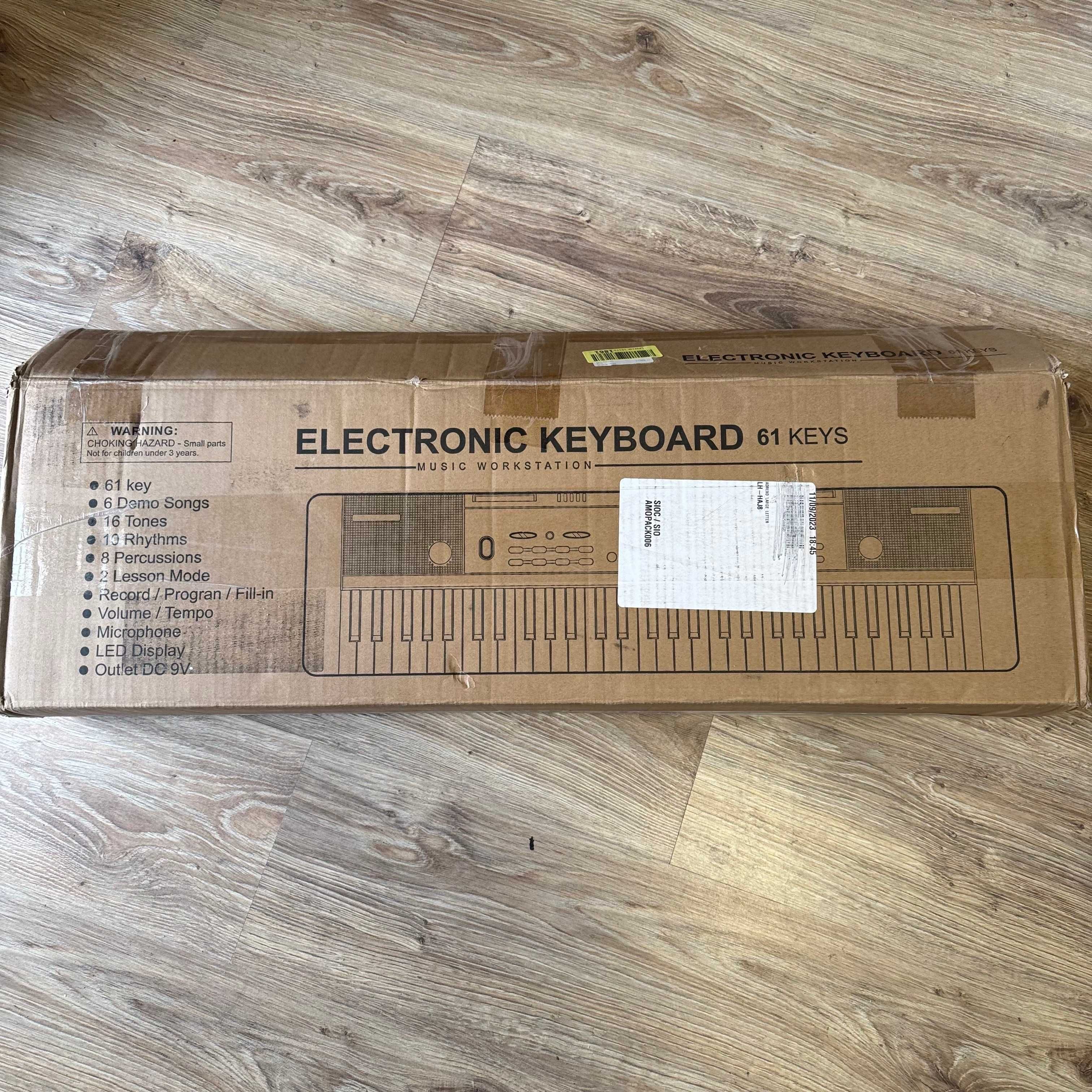 Keyboard pianino MQ-605 Bluetooth Mikrofon 61 klawiszy