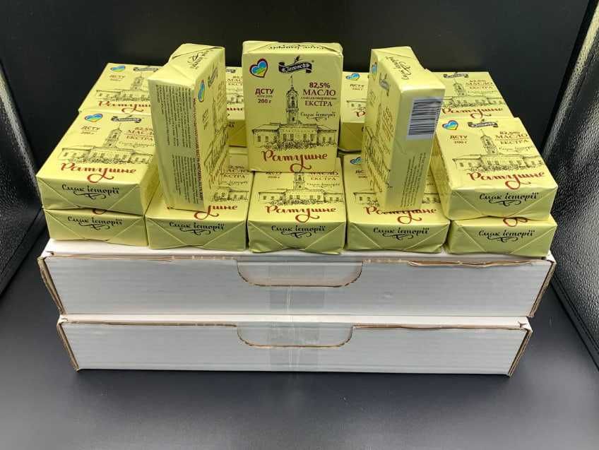 Масло солодковершкове  "Ратушне" ,82%