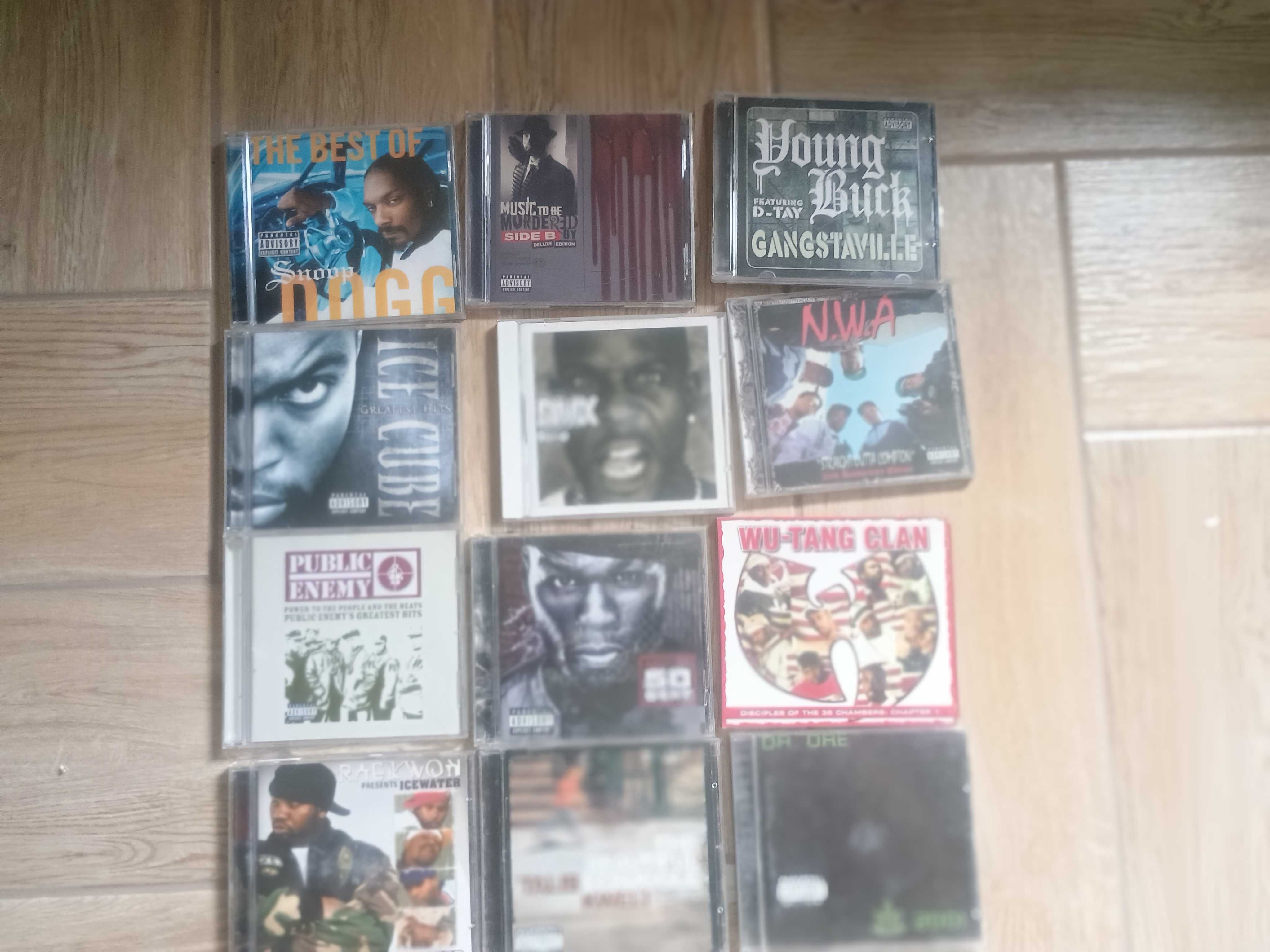 Płyty rap hiphop wu tang nwa Snoop eminem