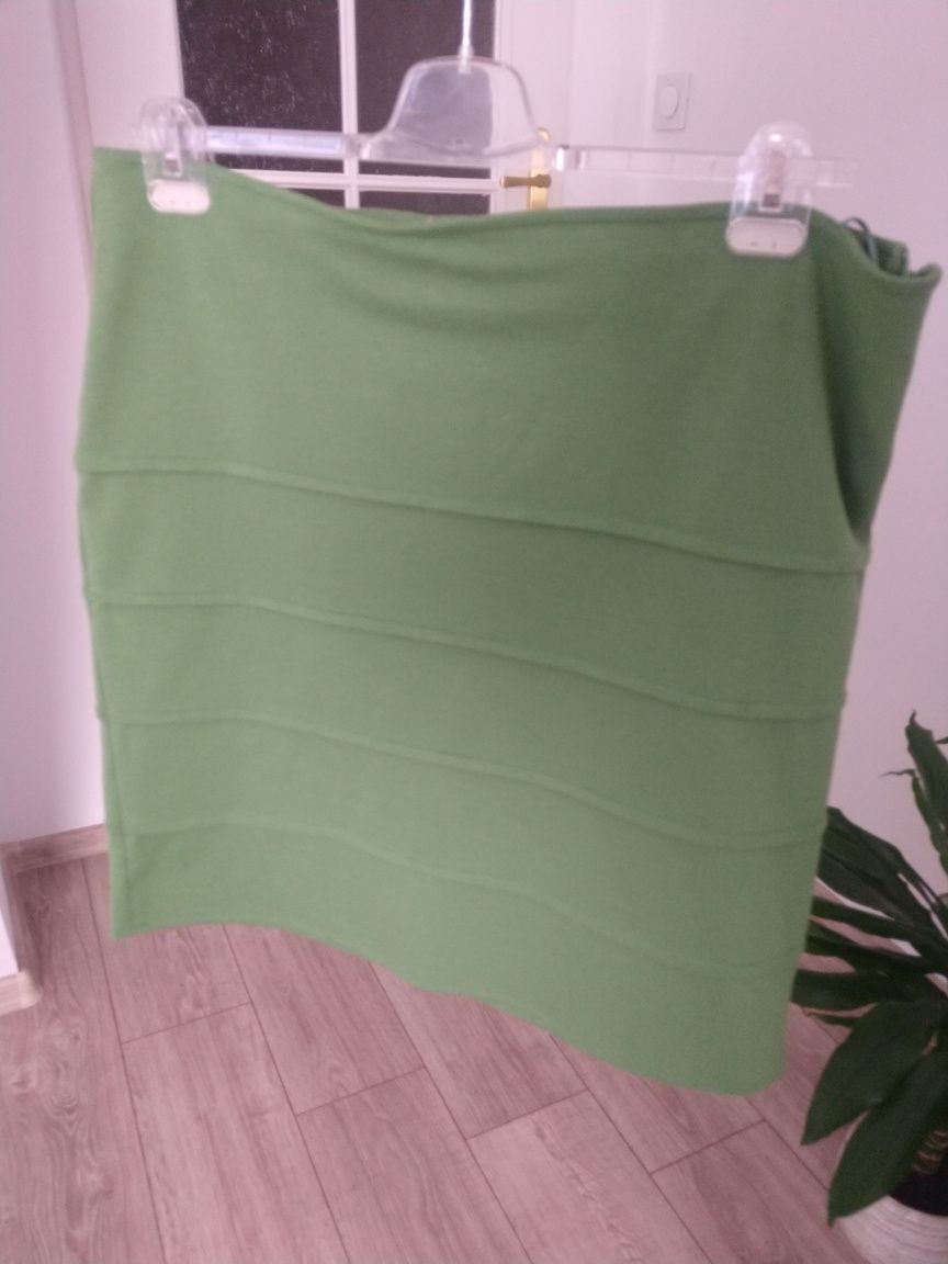 Charles Vögele zielona spódniczka dopasowana obcisła ołówkowa 46 xl XX