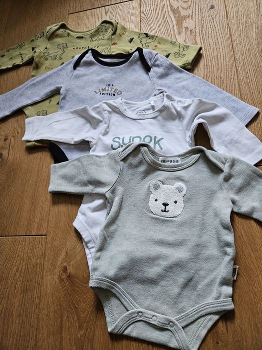 Body z długim rękawem 62-68 (Smyk, Rabbit + Bear i inne)