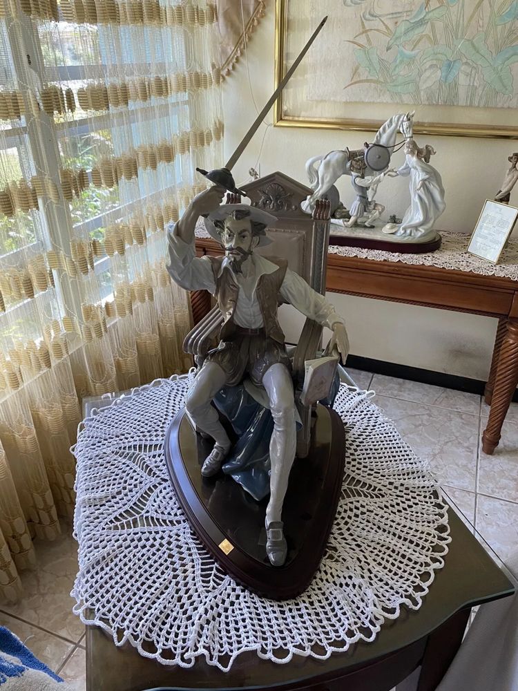 Фарфоровая статуэтка Дон Кихот Лладро.  Lladro