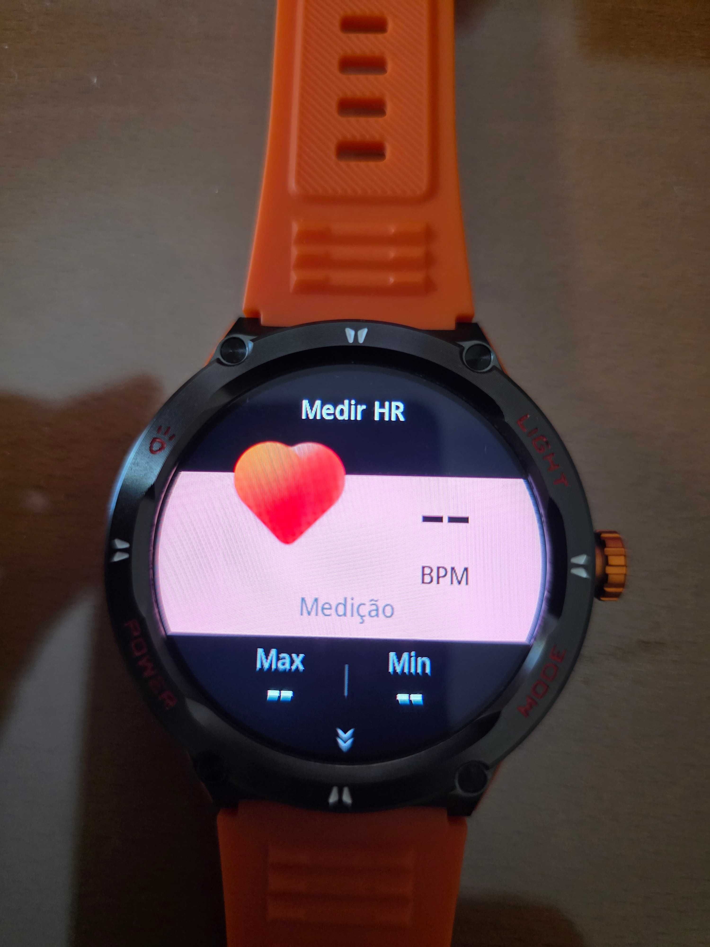 Relógio Smartwatch Mede HR,Pressão,Sono etc
